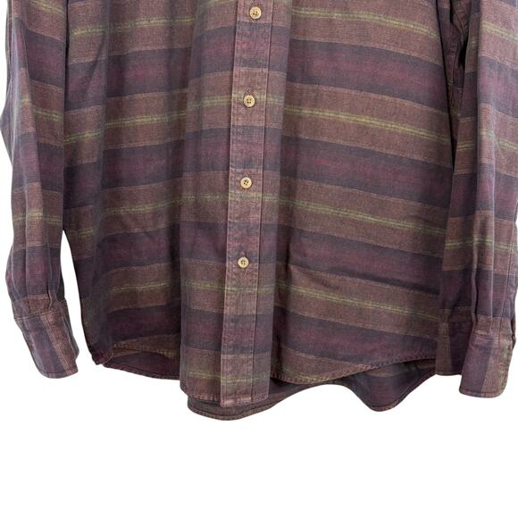 CABELA'S Shirt Mens XL Tall 100% Heavy Cotton Aztec Southwestern Gorpcore Casual - Picture 5 of 10